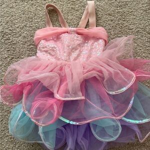 Sparkling Multicolor Tutu Dress for Kids